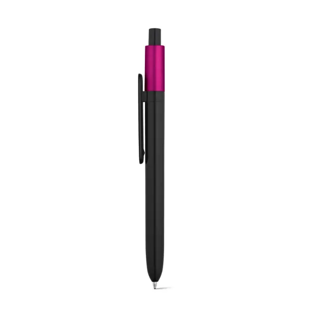 KIWU Metallic ABS ballpoint with shiny finish and lacquered top with metallic finish Pink