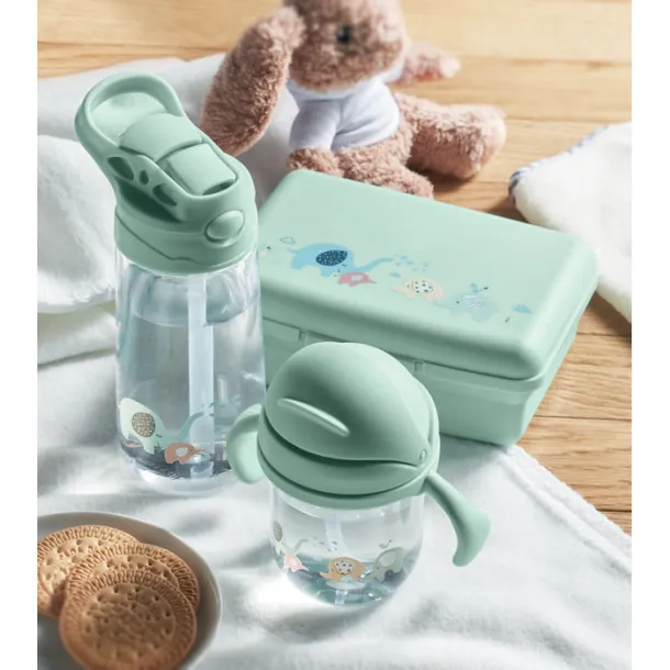 SED Baby sippy cup in Tritan. mint green