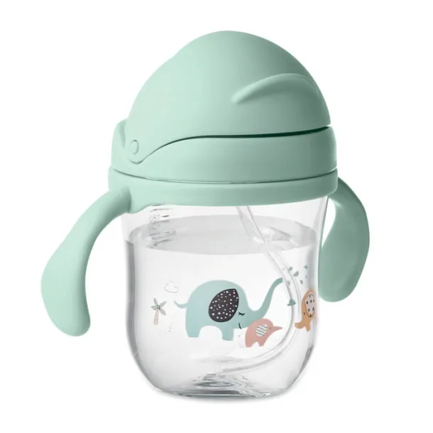 SED Baby sippy cup in Tritan. mint green