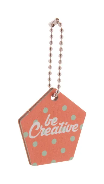CreaFob Wood personalizirani privjesak za ključeve (oblik po narudžbi) Prirodna