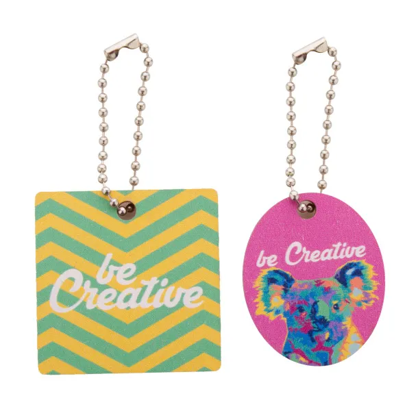 CreaFob Wood personalizirani privjesak za ključeve (oblik po narudžbi) Prirodna