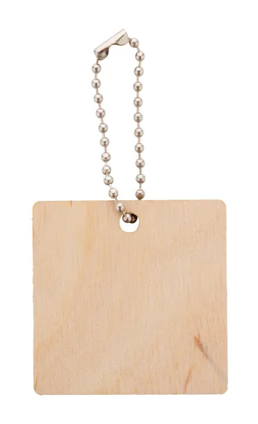 CreaFob Wood personalizirani privjesak za ključeve (oblik po narudžbi) Prirodna
