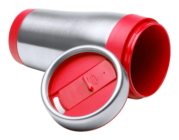 Caprol thermo mug Red Silver