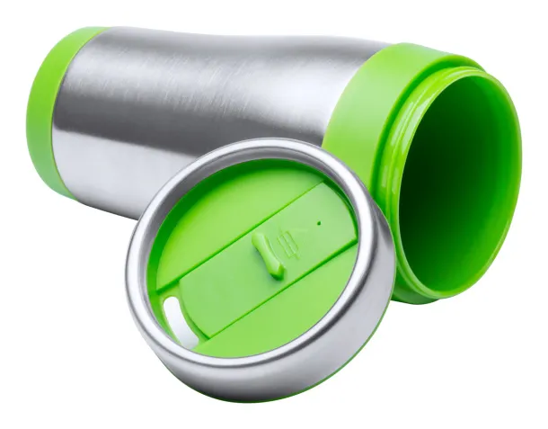 Caprol thermo mug Lime green Silver