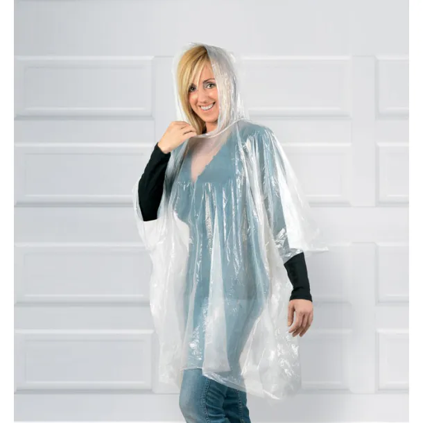 NIMBUS Poncho in round container Blue