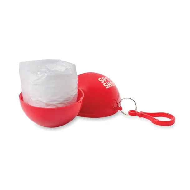 NIMBUS Poncho in round container Red