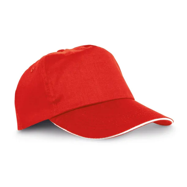 CLAIRE "Sandwich" cap Red