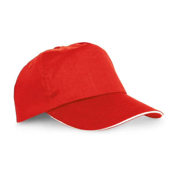 CLAIRE "Sandwich" cap Red