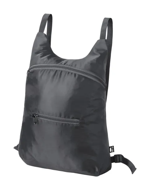 Brocky foldable RPET backpack Grey