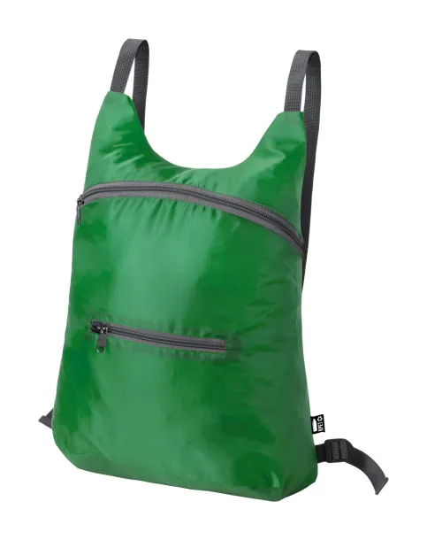 Lirox foldable RPET backpack Green