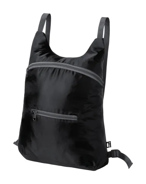 Lirox foldable RPET backpack Black