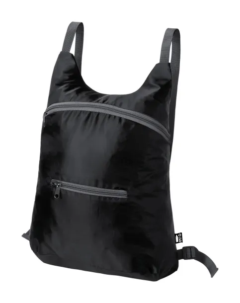 Lirox foldable RPET backpack Black