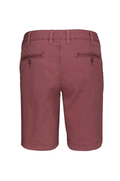  LADIES' WASHED EFFECT BERMUDA SHORTS - Kariban Washed Marsala