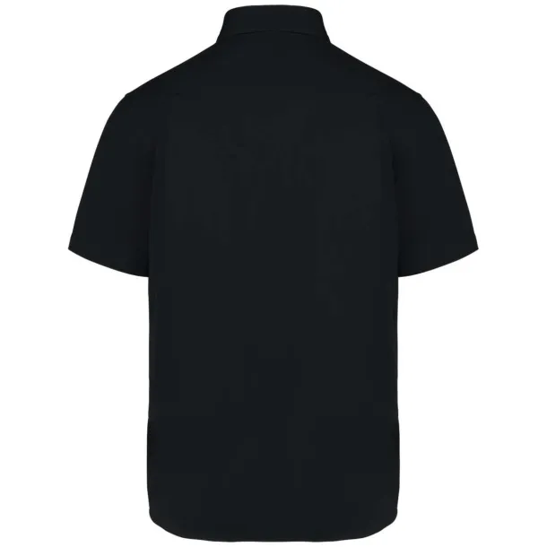  MEN'S ARIANA III SHORT SLEEVE COTTON SHIRT - Kariban Black