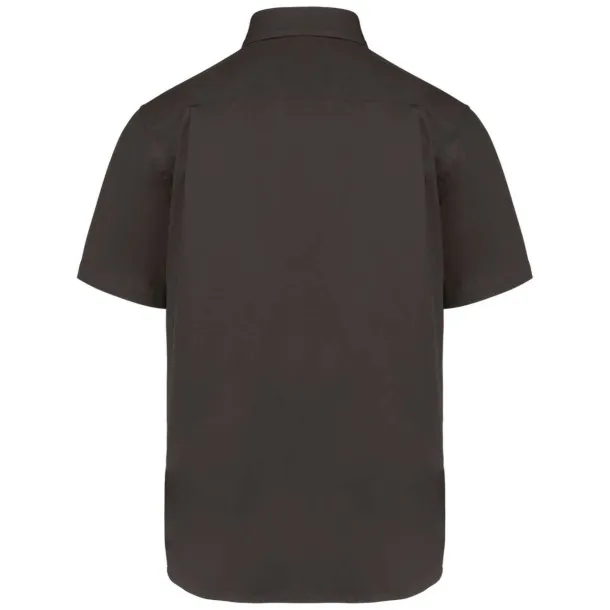  MEN'S ARIANA III SHORT SLEEVE COTTON SHIRT - Kariban Tamno siva