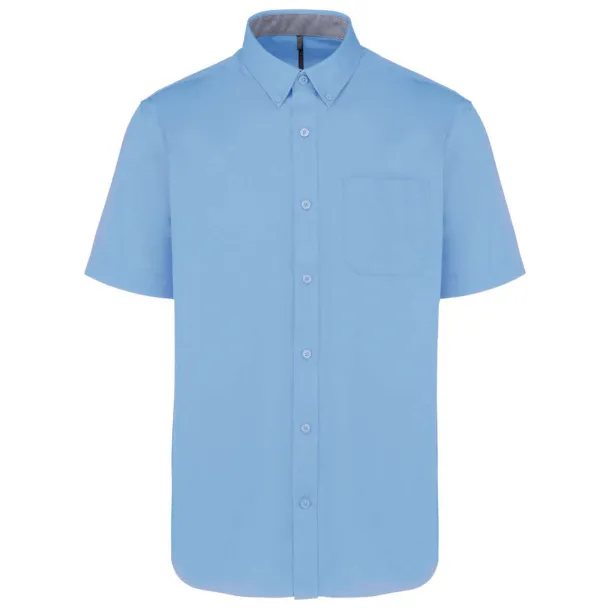  MEN'S ARIANA III SHORT SLEEVE COTTON SHIRT - Kariban Sky blue