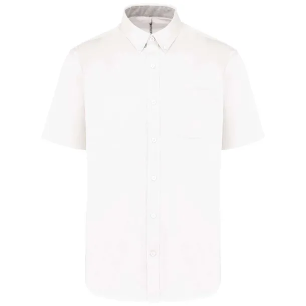  MEN'S ARIANA III SHORT SLEEVE COTTON SHIRT - Kariban White