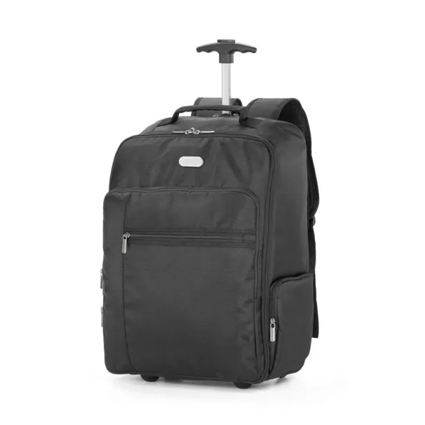 AVENIR laptop ruksak s kotačićima, 17'' Crna