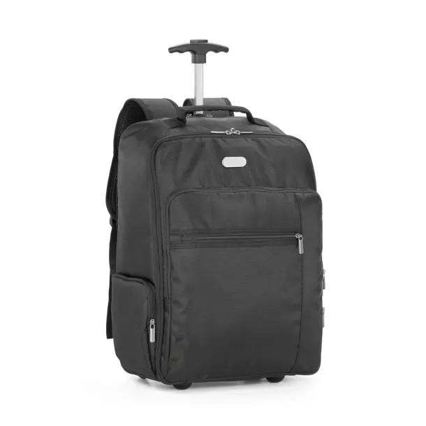 AVENIR laptop ruksak s kotačićima, 17'' Crna