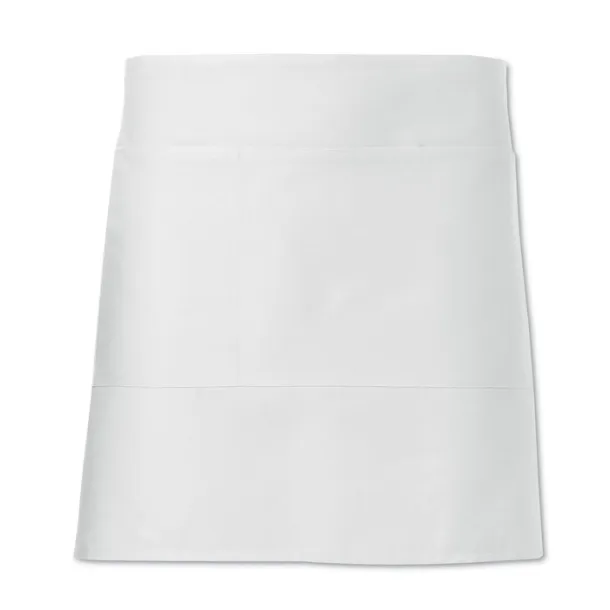 JARED Waiter's apron short 195 gr/m2 White