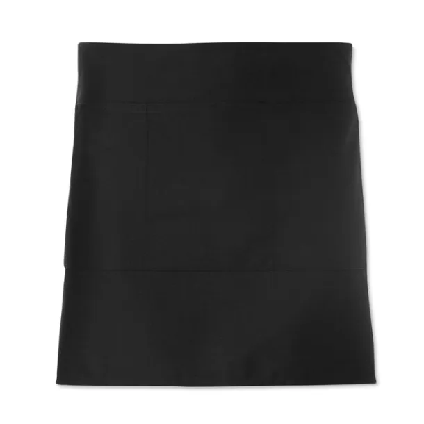 JARED Waiter's apron short 195 gr/m2 Black