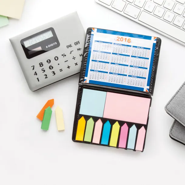 Highschool adhesive notepad Black