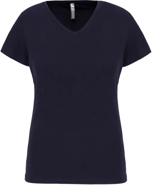  LADIES' SHORT-SLEEVED V-NECK T-SHIRT - 160 g/m² - Kariban Navy