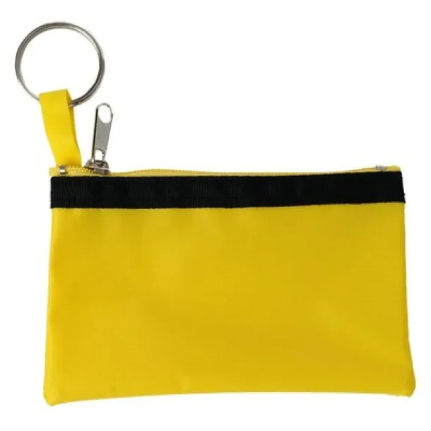  Key wallet, coin purse, keyring yellow