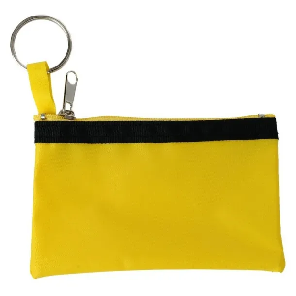  Key wallet, coin purse, keyring Žuta