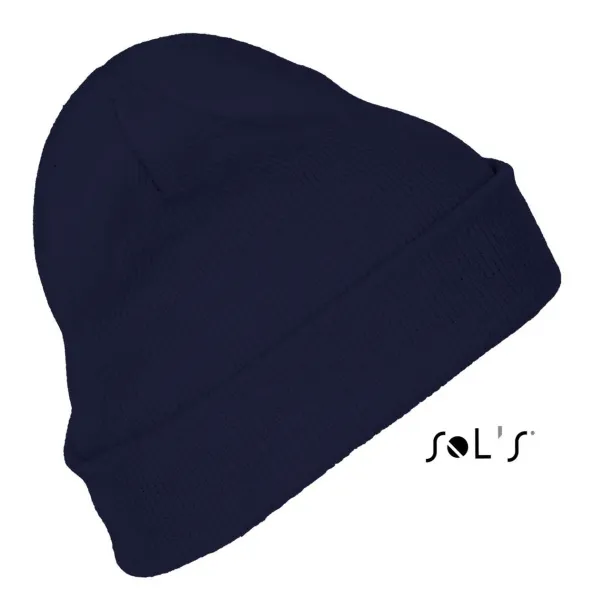  SOL'S PITTSBURGH - SOLID-COLOUR BEANIE WITH CUFFED DESIGN - SOL'S French Navy