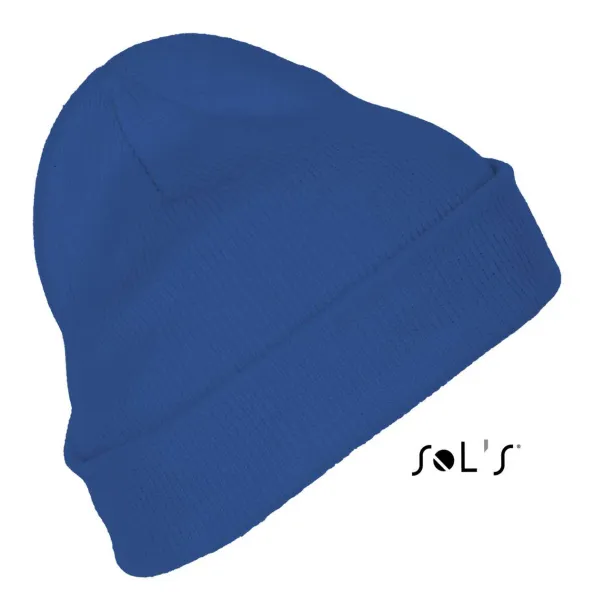  SOL'S PITTSBURGH - SOLID-COLOUR BEANIE WITH CUFFED DESIGN - SOL'S Royal blue