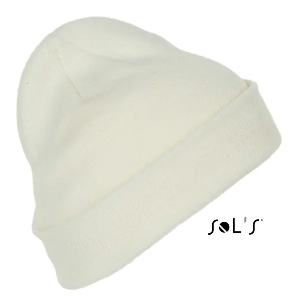  SOL'S PITTSBURGH - SOLID-COLOUR BEANIE WITH CUFFED DESIGN - SOL'S Natural