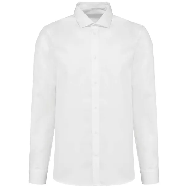  MEN'S LONG-SLEEVED TWILL SHIRT - Kariban Premium Bijela