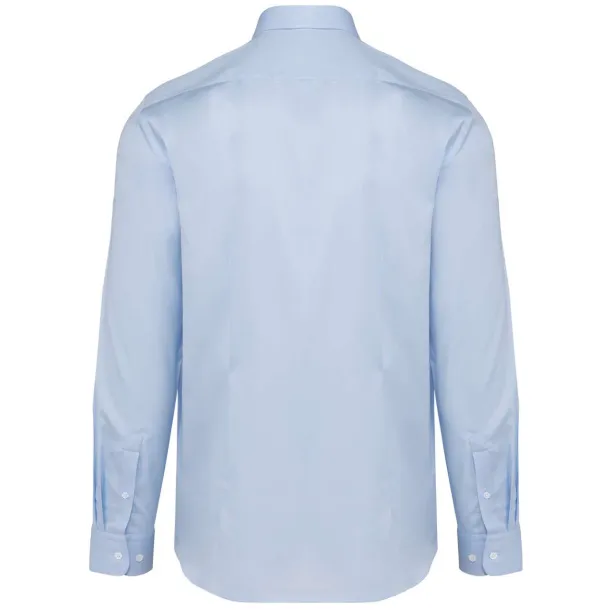  MEN'S LONG-SLEEVED TWILL SHIRT - Kariban Premium Essential Light Blue