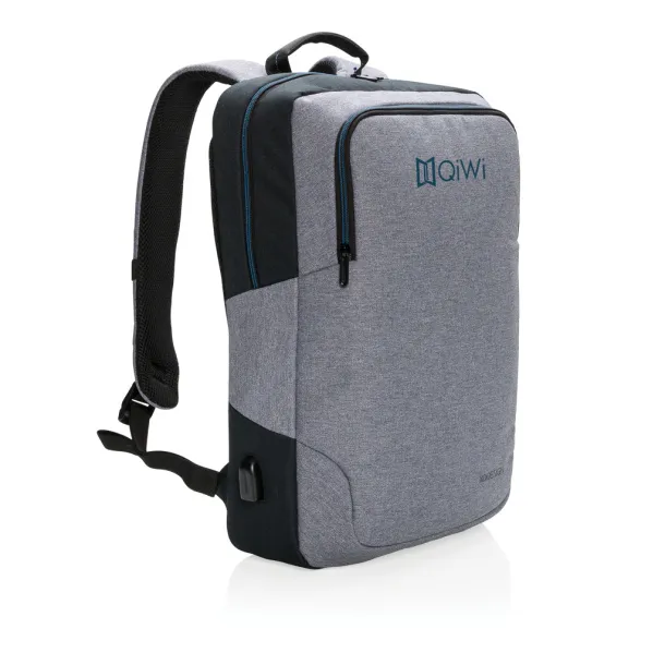  Arata 15" laptop backpack - XD Design Cool Grey 7 426