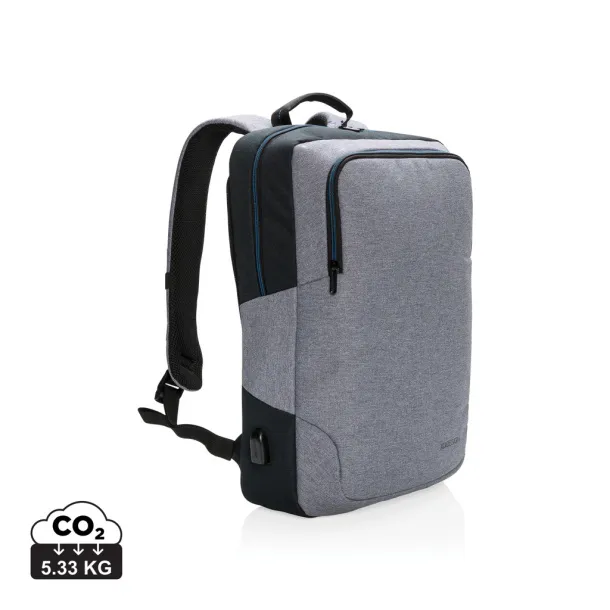  Arata 15" laptop backpack - XD Design Cool Grey 7 426