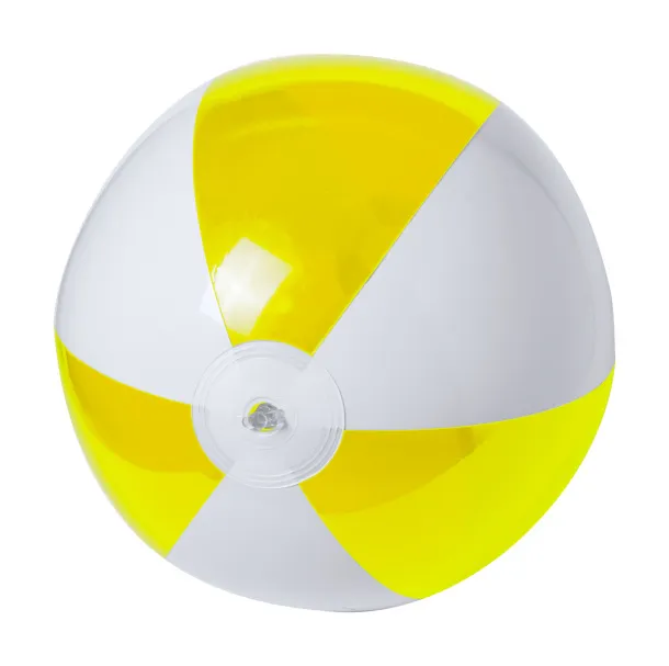 Byron beach ball (ø28 cm) Yellow White