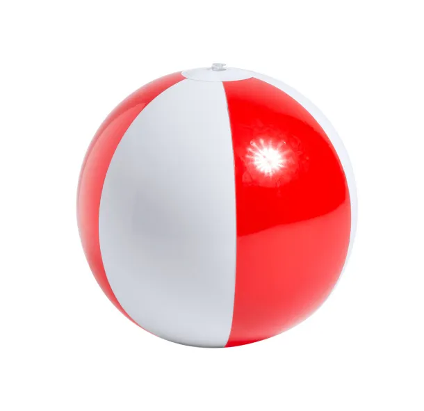 Byron beach ball (ø28 cm) Red White