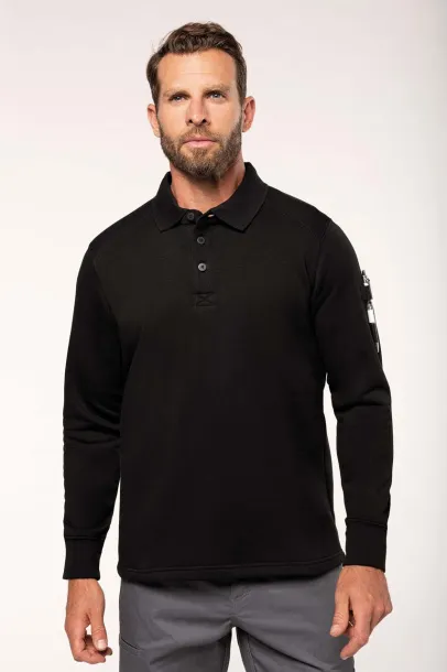  Polo džemper, 300 g/m2 - Designed To Work Tamno siva