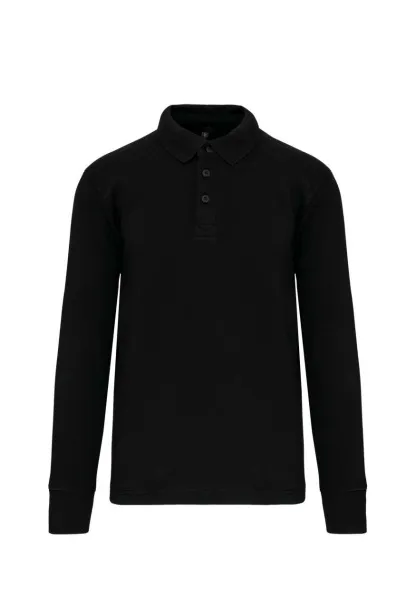  Polo džemper, 300 g/m2 - Designed To Work Crna