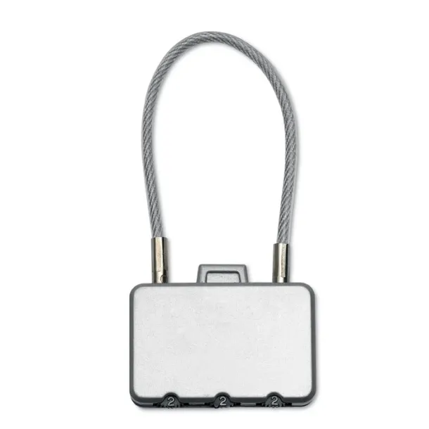 THREECODE Security lock Matt Silver