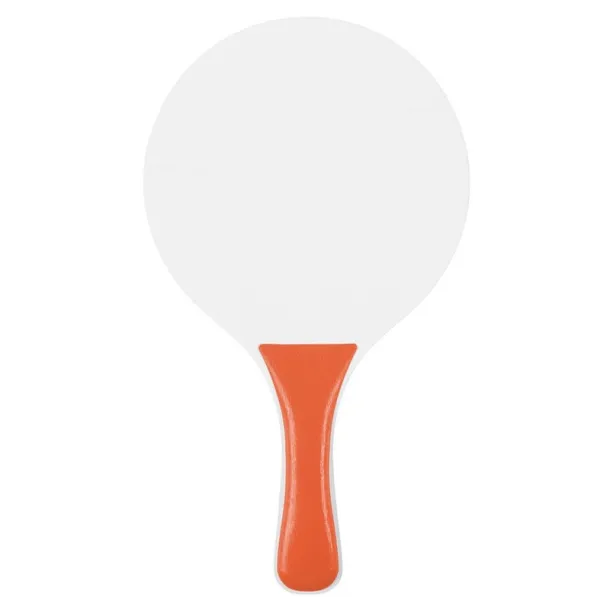  Beach game, tennis orange