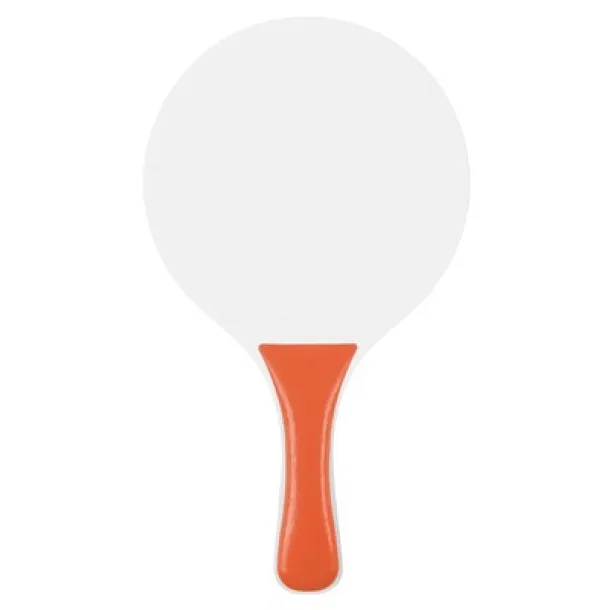  Beach game, tennis orange