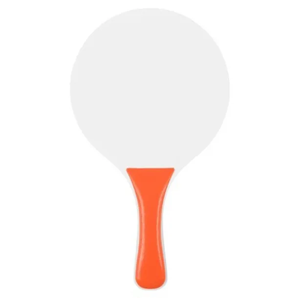  Beach game, tennis orange