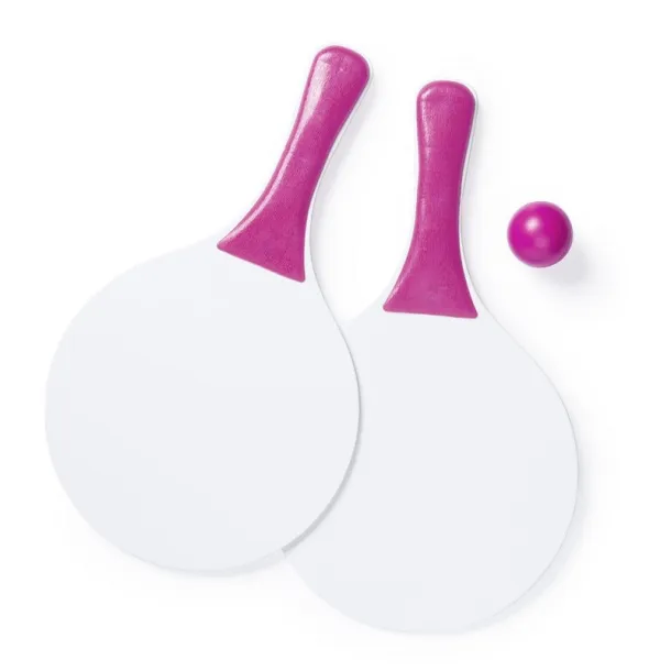  Beach game, tennis pink