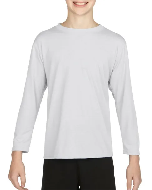 PERFORMANCE®  YOUTH LONG SLEEVE T-SHIRT - Gildan White