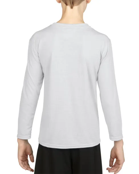 PERFORMANCE®  YOUTH LONG SLEEVE T-SHIRT - Gildan White