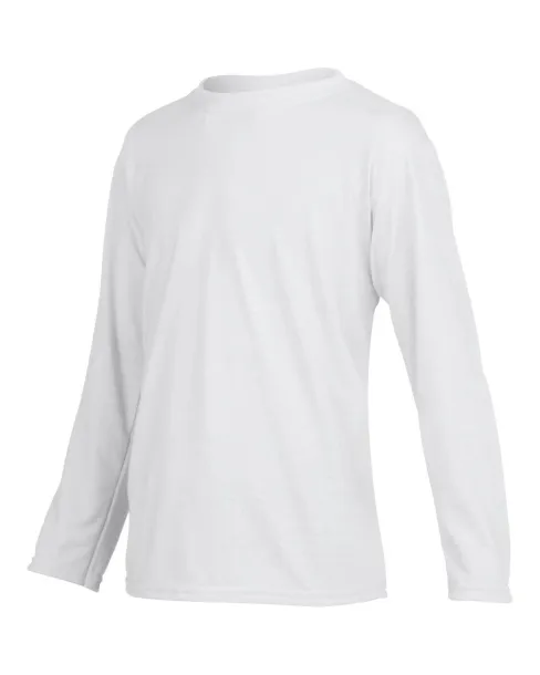 PERFORMANCE®  YOUTH LONG SLEEVE T-SHIRT - Gildan White