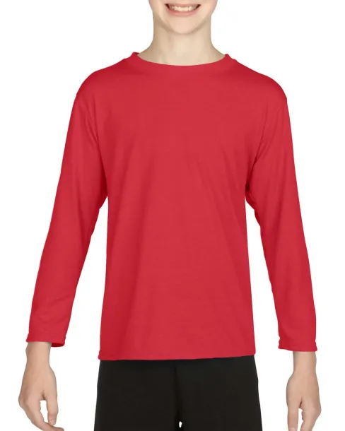 PERFORMANCE®  YOUTH LONG SLEEVE T-SHIRT - Gildan Red