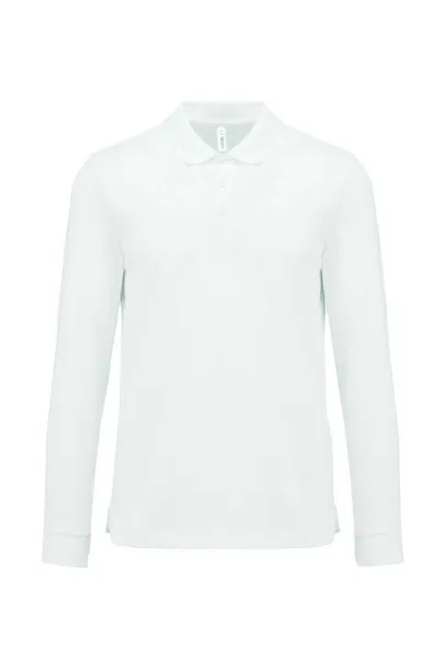  ADULT COOL PLUS® LONG-SLEEVED POLO SHIRT - Proact White